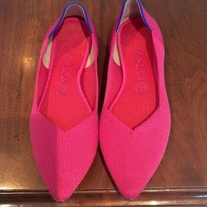 Rothys’s pointy flats 8.5 pink